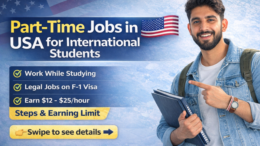 Part-Time Jobs in USA for International Students