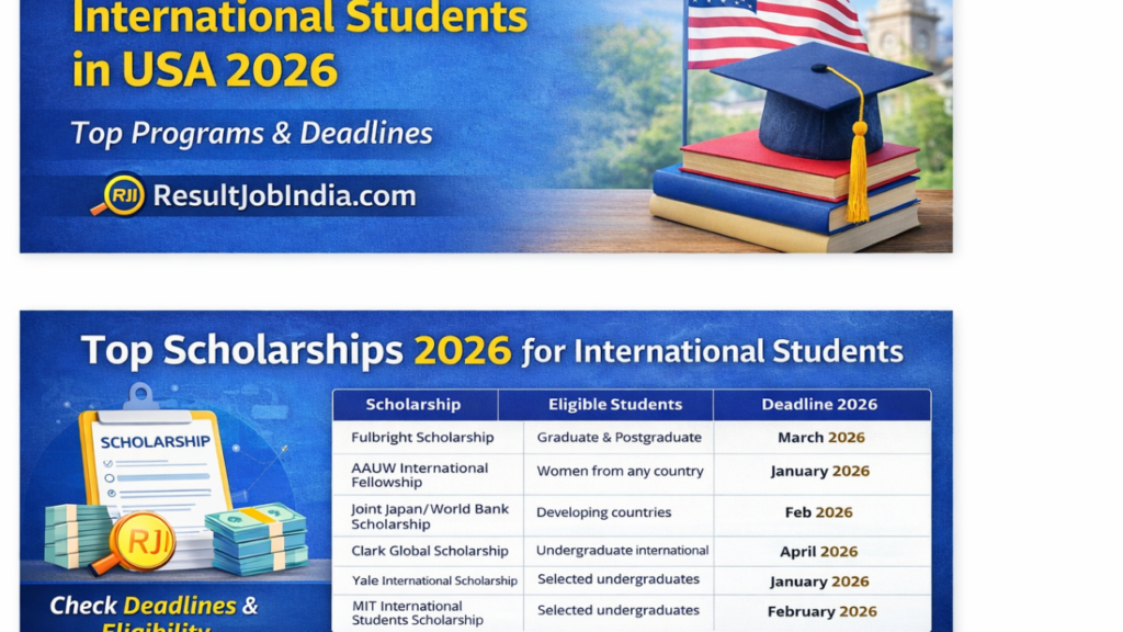 Scholarships for International Students in USA 2026