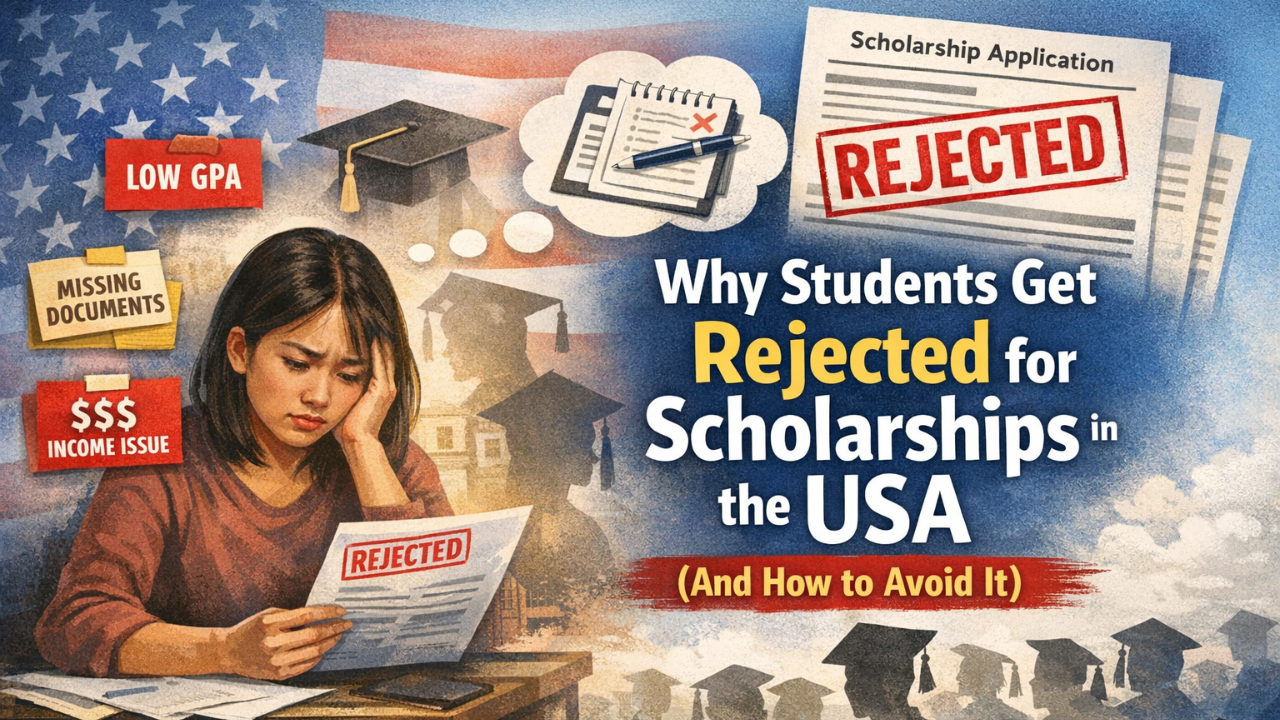 Why Students Get Rejected for Scholarships in the USA (And How to Avoid It)